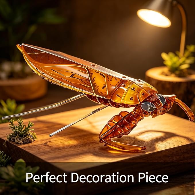 3D Acrylic Insect Puzzle DIY Bug Model Kit Animal STEM Gift | Building Kits Craft Figurine Sculpture Nature Decoration Educational Display Toys for Kids Teens and Adults (Giant Water Bug)