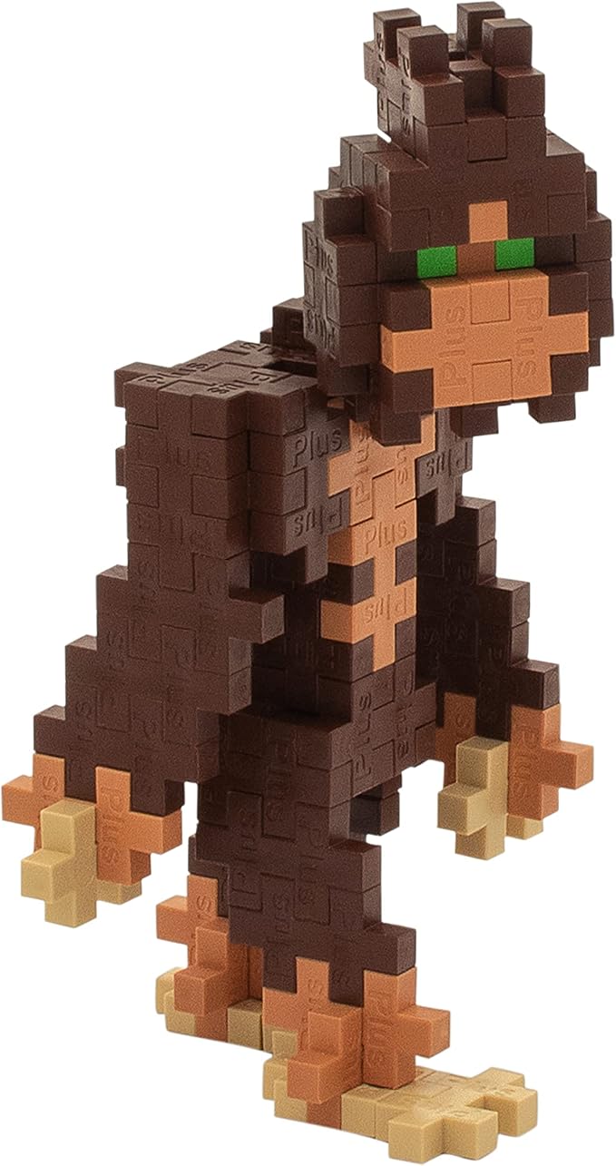 PLUS PLUS Bigfoot - 3D Puzzle Fantasy Figures Building Block Set Tube, Mini Interlocking Pieces - Fun Stem Toys for Kids