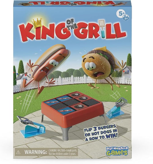 King of the Grill Matching Board Game - Target Game - Preschool Toys - Hand-Eye-Coordination Game - Fun Fast-Paced Party Game for Family Night - Interactive Kids Board Games - Ages 5+