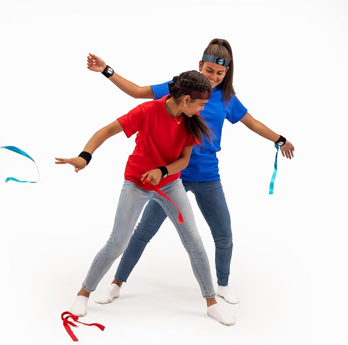 Fat Brain Toys Ribbon Ninja Game - Active Ribbon-Snatching Indoor or Outdoor Ninja Kids Toys for Kids & Teens (Pack of 3)