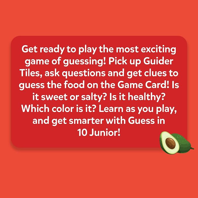 Skillmatics Guess in 10 Junior – Food We Eat, Card Game, Gift for Kids | Family Trivia Game, Educational Travel Toy, Geography & History Board Game, Screen-Free Fun, Boys & Girls Ages 3, 4, 5 & Up