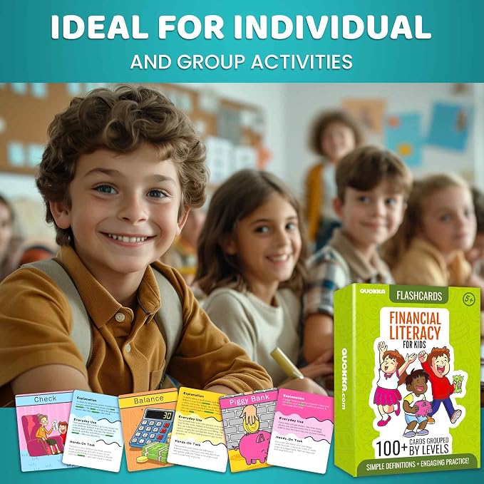 Flash Cards for Kids Ages 5-8 - Learning Card Game for Family