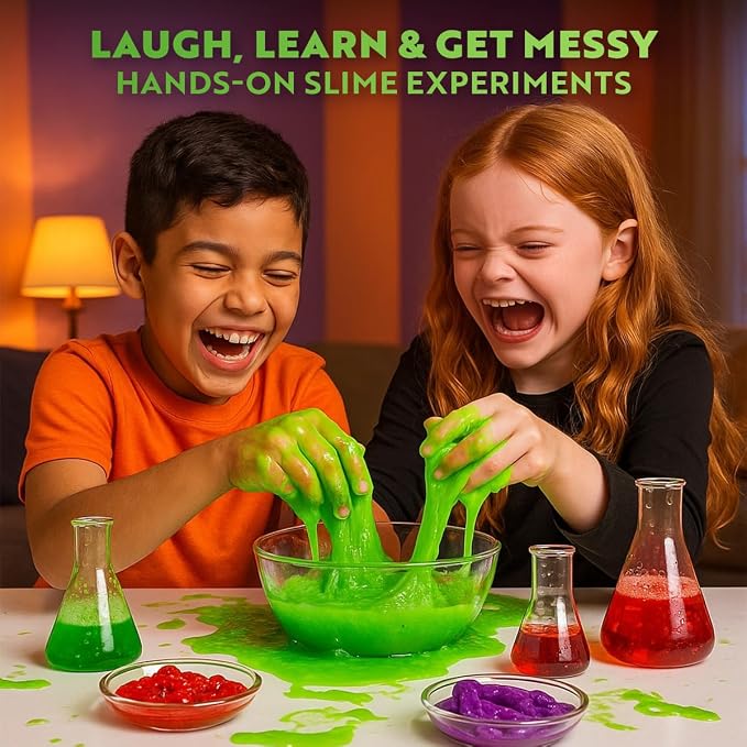 Playz Disgusting n Gross Science Experiments Science Kits for Kids Age 8-12 | Educational Science Toys Chemistry set with 34+ Fun Science Activities Stem Kits for kids, Gross Slime Science Lab kit Gifts