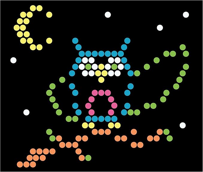 Lite Brite Peg and Template Refill Pack, Light Up Drawing Board Accessories, LED Drawing Board Pegs with Colors, Toys for Creative Play, Light Toys for Kids Aged 4 +