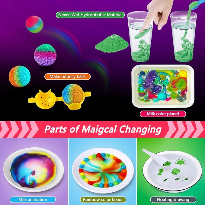 270+ Experiments Science Lab Kit for Kids Boys Girls | Birthday Gifts Toys, Chemistry Set, Volcano, Crystal, Magic, Physics S.T.E.M Educational Project