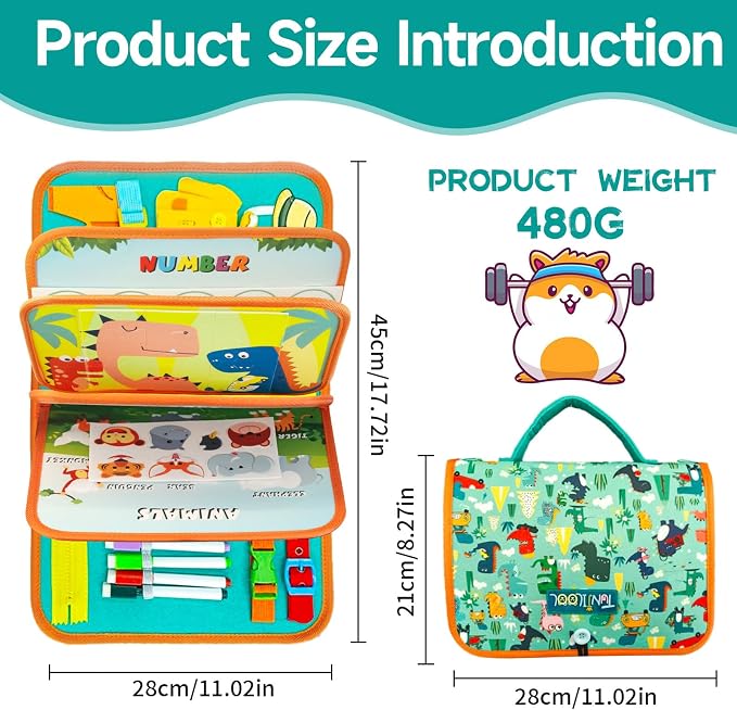 Felt Activity Book 2.0 – Portable Quiet Play Set