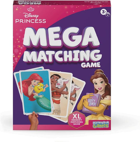 Disney Princess Giant Matching Card Game, Memory Game, Jumbo Playing Cards | Disney Toys, Giant Card Games, Family Game Night, Travel Games, Playing Cards, Screen-Free, Travel Game, Holiday Game