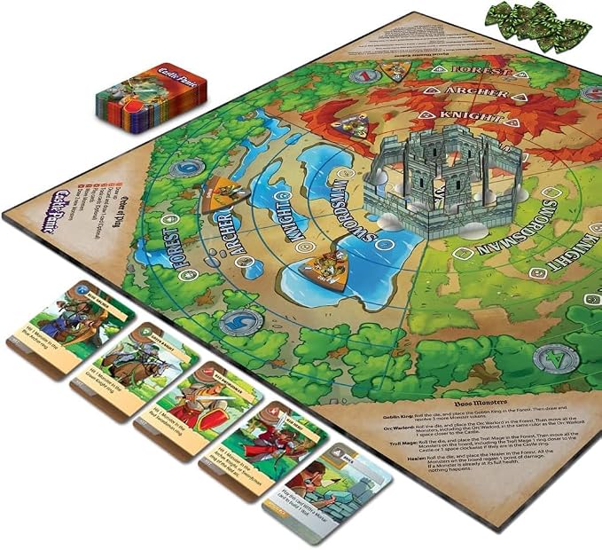 Fireside Games Castle Panic 2nd Edition Fantasy Board Game | Cooperative tower defense, Ages 8+, 1-6 players, Fantasy theme, Family strategy, Standalone game