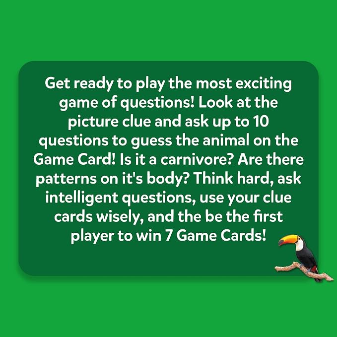 Skillmatics Guess in 10 Animal Picture Clues | Perfect for Boys, Girls, Kids, and Families Who Love, Card & Board Games, Educational Games, Gifts for Ages 6, 7, 8, 9 & Up