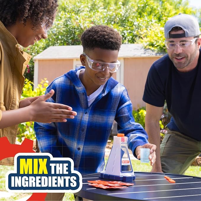 CrunchLabs by Mark Rober, Elephant Toothpaste Blast Kids Toys, Science Toys | Includes safety glasses, QR video access, and 6 repeatable blasts, toys for 8+ year old boys and girls