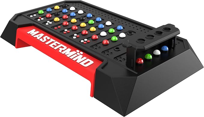 Pressman The Original Mastermind: The Strategy Game of Codemaker Vs. Codebreaker | Multicolor | Great Gift Idea | Promotes STEM Principles | 2 Players, Ages 8+