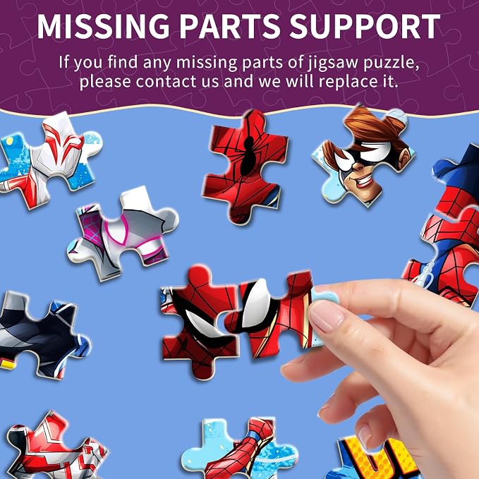 Kids Puzzles Ages 3-8, 60 Pieces Piece Jigsaw Puzzles in Metal Box, Educational Learning Toys for Boys and Girls, Premium Puzzle Games