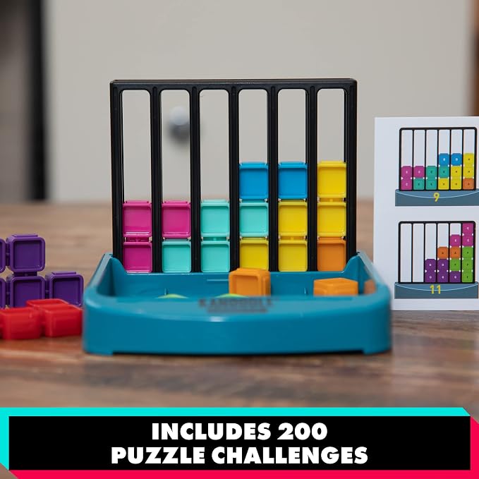 Educational Insights Kanoodle Gravity - 3D Brain Teaser Puzzles for Kids, Spatial Puzzle Games for Adults, Teens and Kids, Problem Solving Toys and Logic Puzzles, Single Player Games