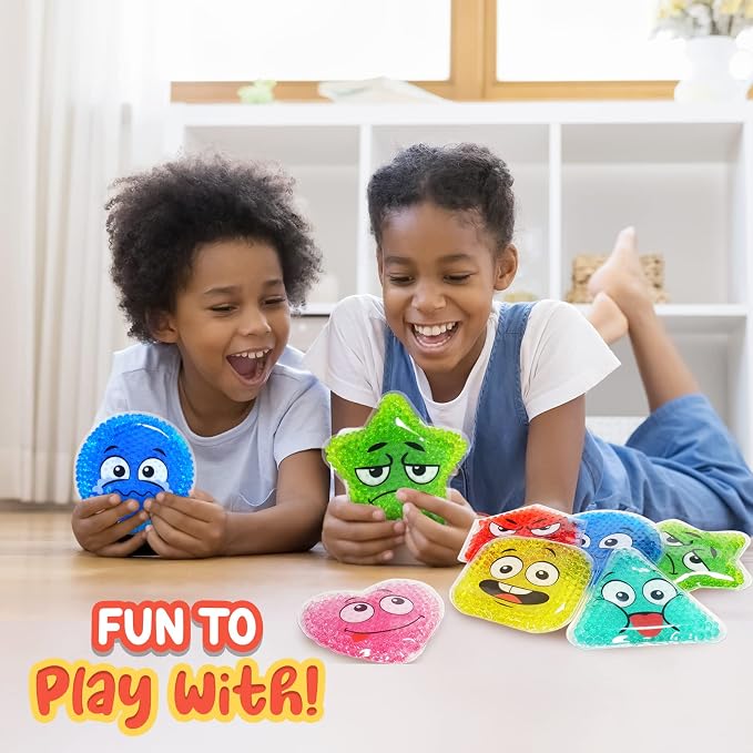 Squishy Fidget Sensory Toys for Kids, Calming Down Sensory Tools for Autism Autistic Special Needs, Sensory Bin Squeeze Toys for Classroom Prize, Travel Toys,Easter Gifts for Kids Toddlers