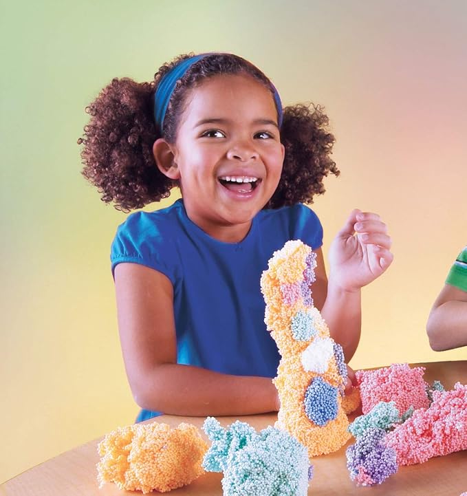 Educational Insights Playfoam 8-Pack: Classic & Sparkle - Preschool Sensory Toys for Kids, Moldable Squishy Modeling Foam, Fun Foam Slime for Kids 3-5, Mess-Free Toddler Sensory Bin Filler, Play Putty