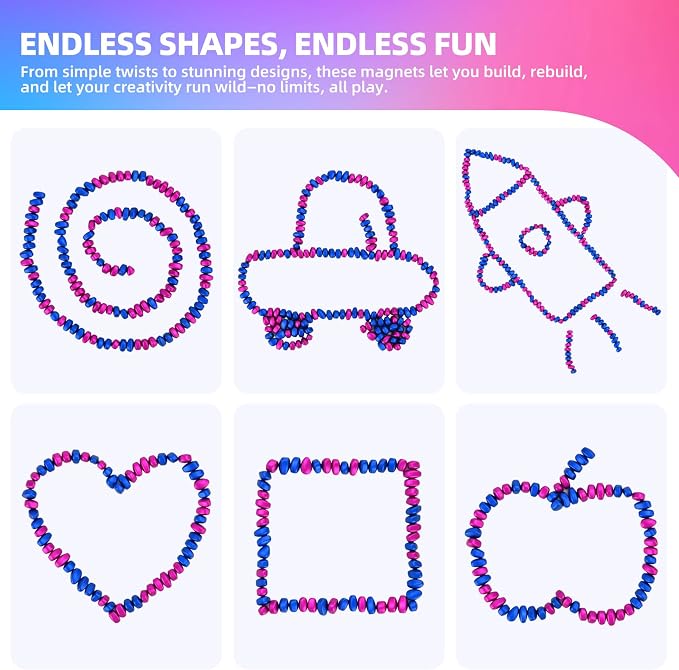 550pcs Fidget Toys Adults,Stress Relief Sensory Toys for Autism ADHD Anxiety,Smooth Ferrite Stones Desk Fidgets Toys,Fidget Toys Gifts