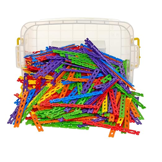 Excellerations Bendable Construction Rods - 480 Pieces
