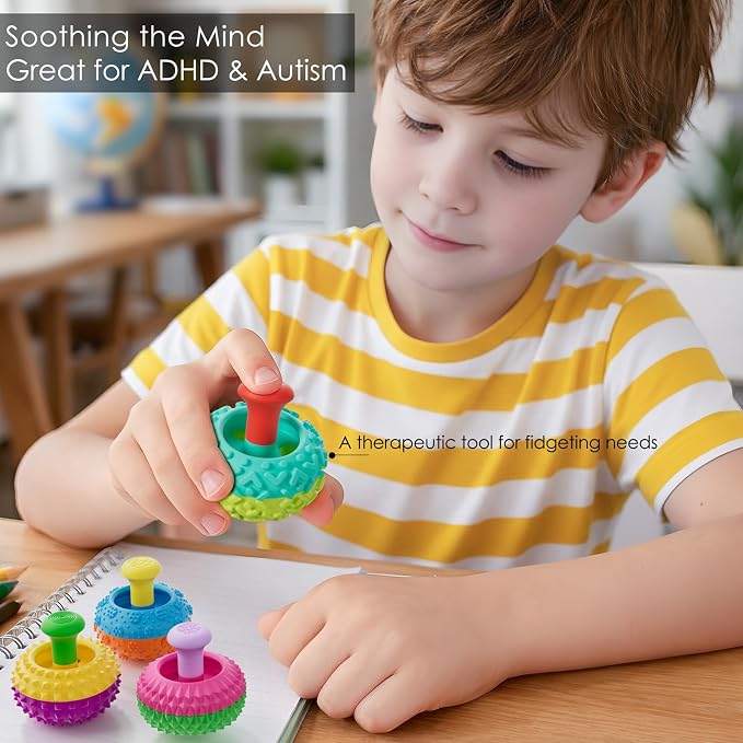 Silicone Thumb Rocker Fidget Toys for Kids Adults ,8PCS Stress Relief Sensory Toys for Autism ADHD Anxiety,Fun Textures Gadgets,Office Desk Toy,Stocking Stuffers for Women Men Teen Gifts