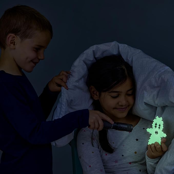 PLUS PLUS Glow in the Dark Mix Tube - Mini Interlocking Building Blocks Set | Roadtrip Essentials for Kids, Sensory Bin Fillers, Math Manipulatives, Classroom Must Haves, Kids Airplane Activities