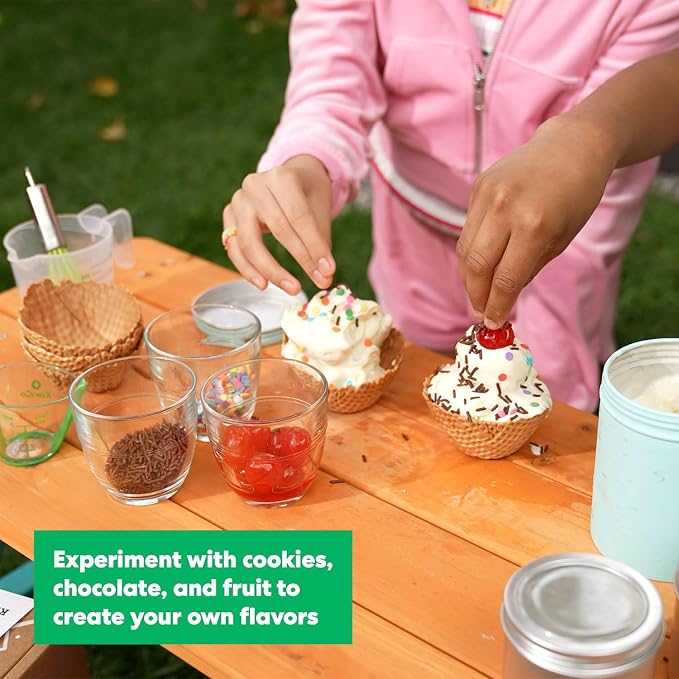 KiwiCo - Science of Cooking: Ice Cream, Learning Cooking Through Chemistry Project, Great Gifts for Ages 5+ (Pack of 2)