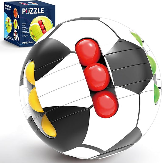 Puzzle Sport Ball Toys - 3D Brain Teasers and Puzzle Games for Kids and Adults, Sensory Toys Gifts, Intelligence 2.5" Magic Bead, Adult Relieve Stress, Hand Sport, Boys Girls Birthday Gift