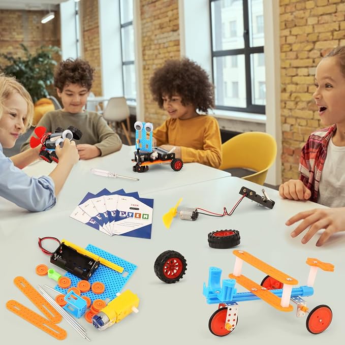 STEM Kits for Kids Craft 8-12, STEM Toy 6 7 8 9 Year Old Boy Birthday Gift | Science Kits for Kids 8-12 6-8 8-10, Boys Gifts Toys Crafts 6+ 7+ yr, Robotics Activities Robot Building Age 10 11 12 13 14