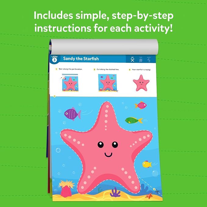 Skillmatics Snip Snip Animals, Scissor Skills Toy, Felt Craft Gift for Kids | Cutting Activity, Safety Scissors, Fine Motor Skills for Preschool, Screen-Free, Learning Toy, Girls & Boys Ages 3, 4, 5, 6