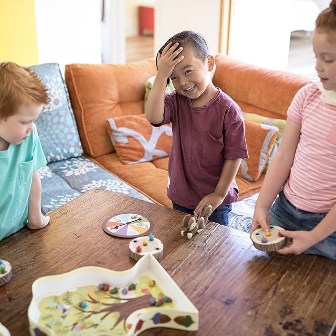 Educational Insights The Sneaky, Snacky Squirrel Game - Toddler Board Games for 3 Year Olds, Fine Motor Skills Toys for Toddlers, Color Matching Preschool Games, Tweezer Tool Fine Motor Game | Toddler Board Games for 3 Year Olds, Fine Motor Skills Toys...