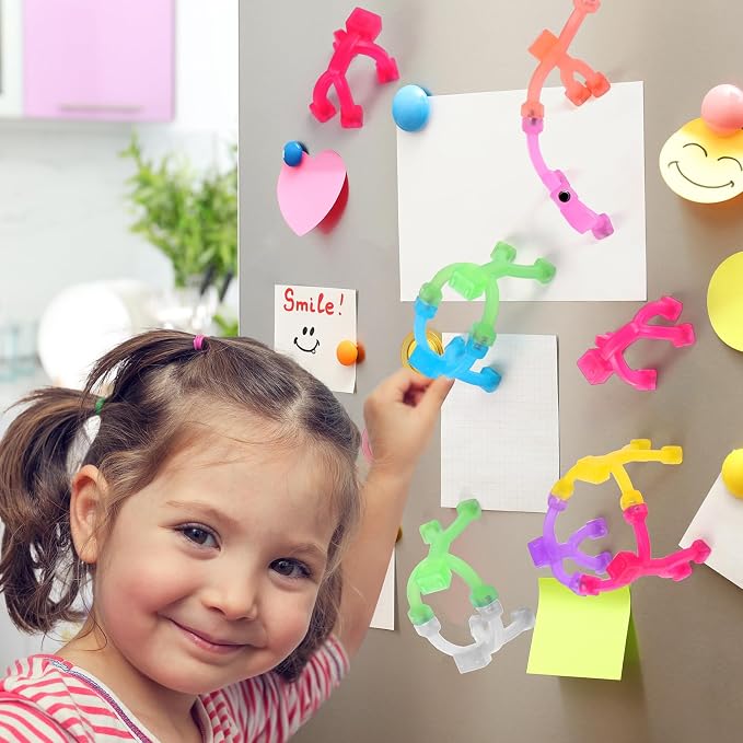 24pcs Magnetic Robote Figures for Kids 3-8 Travel STEM Fidget Toy | Safe ASTM-certified, Quiet Play for Airplane Car Trips Restaurant, Develops Creativity for Classroom Rewards Stocking Stuffer
