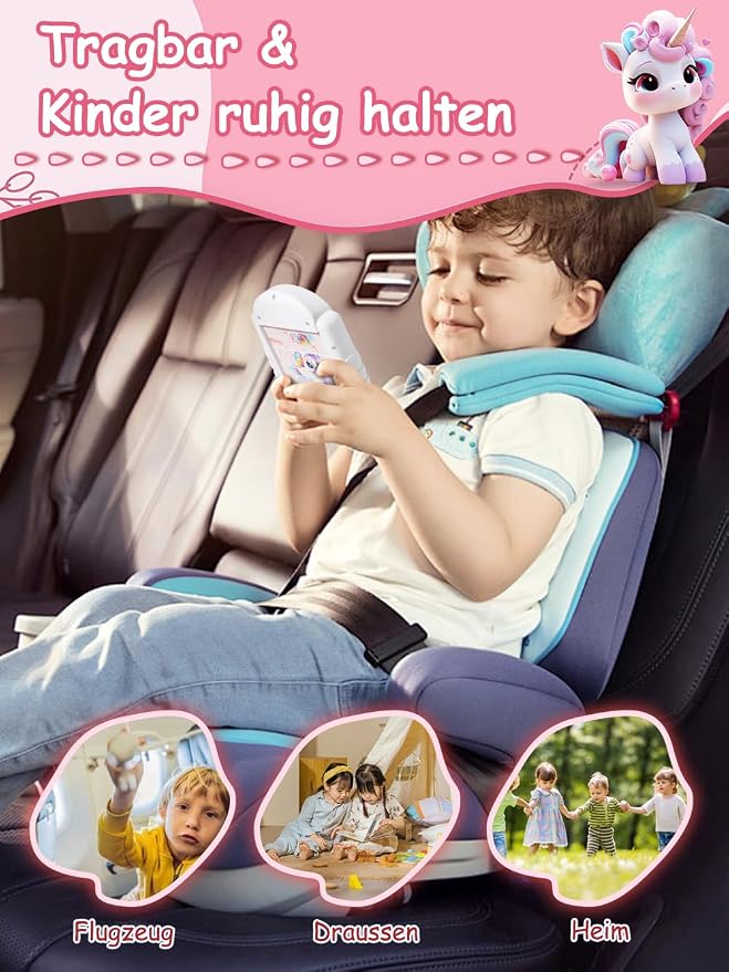 16-Piece Rotating Puzzles for Kids 4-6, Toddlers Puzzles 3+, Road Trip, Airplane Activities Game, Travel Toys - Brain Teaser, Fine Motor Skills, Birthday Gifts Boys & Girls