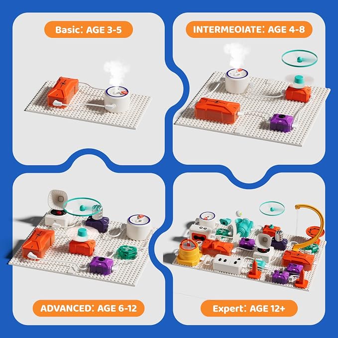 Science Kits for Kids, 53 Circuits STEM Toys, 540+ Projects Experiments | Learning Education toys, Kids Circuit Building Kits, Electronics Exploration Gift for Boys Girls Ages 4 5 6 7 8 9 10 11 12