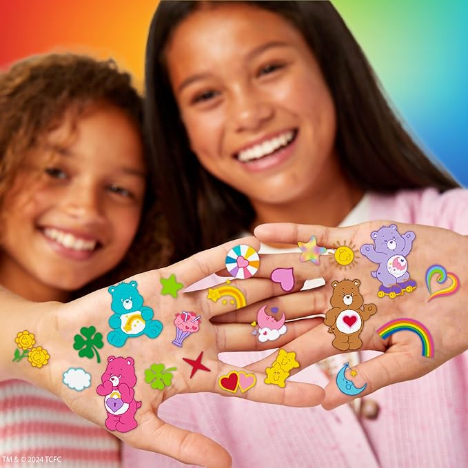 Horizon Group USA Puffy Sticker Playset for Kids, Care Bears
