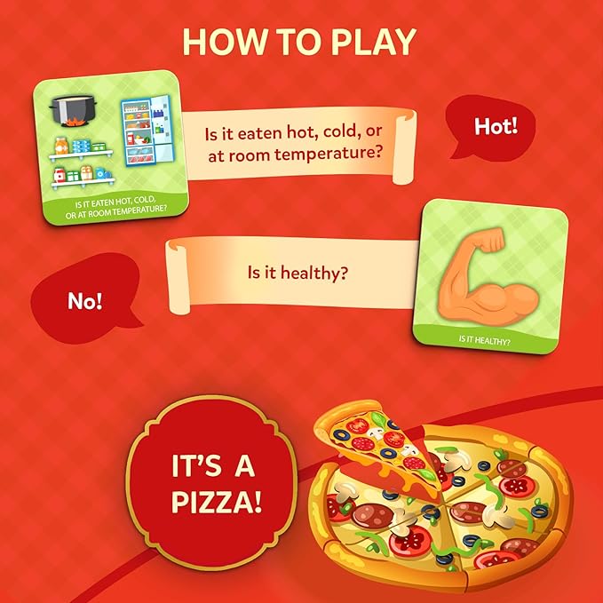Skillmatics Guess in 10 Junior – Food We Eat, Card Game, Gift for Kids | Family Trivia Game, Educational Travel Toy, Geography & History Board Game, Screen-Free Fun, Boys & Girls Ages 3, 4, 5 & Up