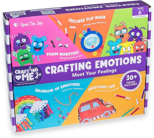 Open The Joy Crafting Emotions Kit – Kids DIY Mindfulness & Sensory Art