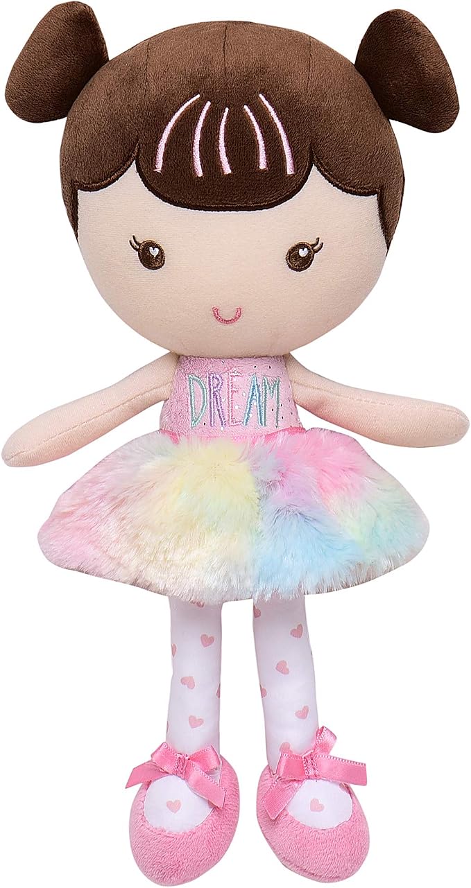 Baby Starters Plush 11 inch Snuggle Buddy Baby Doll, Ellie