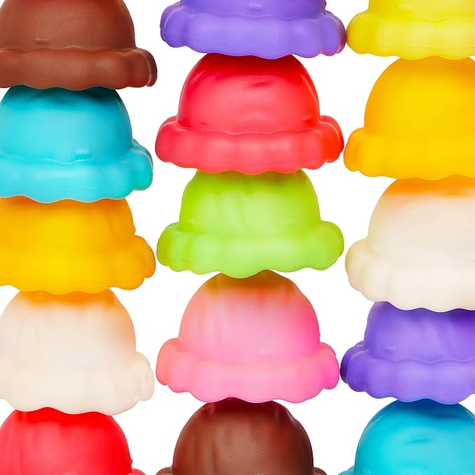 Battat Education – Ice Cream Toys for Kids – Play Ice Cream Set – Ice Cream Stand for Toddlers – Ice Cream Playset – 3 Years + – My Ice Cream Shop (60 Pcs) | Educational ice cream stand with scoops, cones, play cards, money, menu, game wheel, and guide...