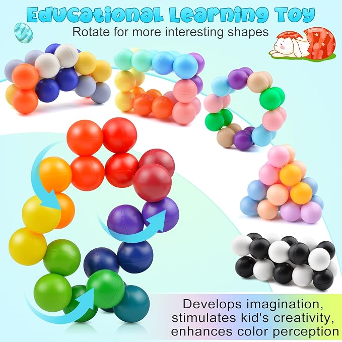 Yrissmiss 4PCS Autism Sensory Toys for Autistic Children, Quiet Fidget Toys for Adults & Kids, Travel Toys for Kids Age 3-5 Easter Basket Stuffers Gifts for Kids Boys Girls