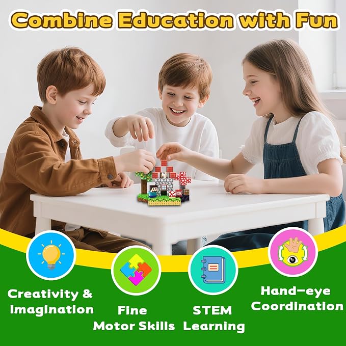 Magnetic Blocks, 208PCS Toys Building Cube Birthday Gifts for Kids | Magnetic Cubes, 0.8 inches Building Blocks, STEM Construction Toys Christmas Birthday Gifts for Kids Boys Girls