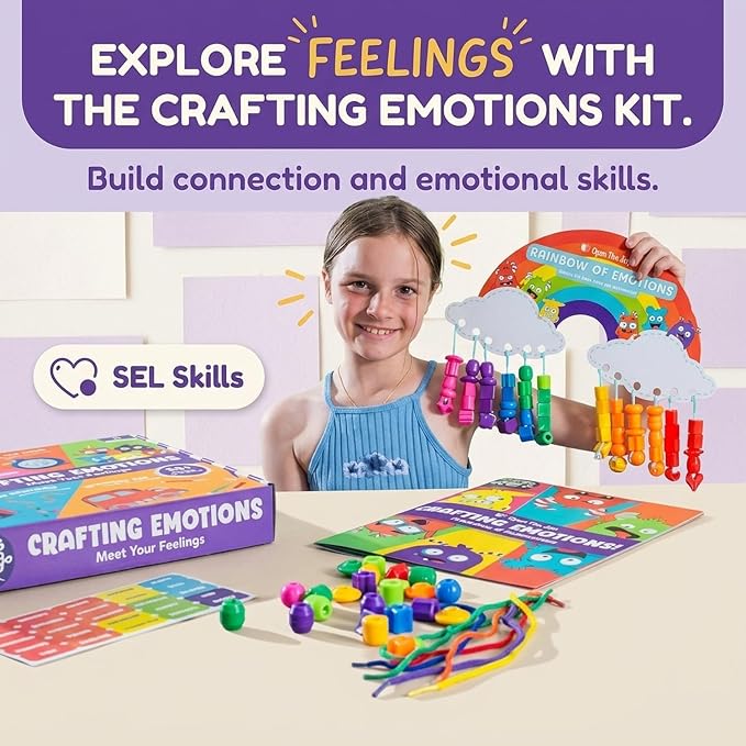 Open The Joy Crafting Emotions Kit – Kids DIY Mindfulness & Sensory Art