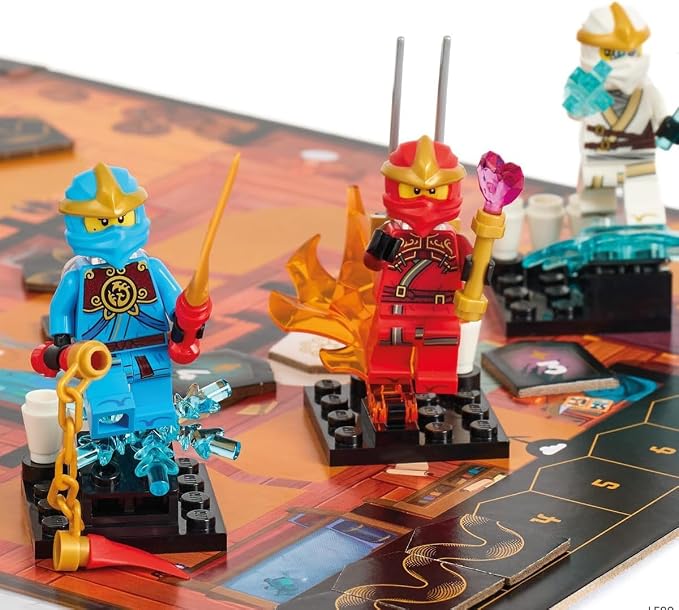 Bezzerwizzer LEGO Ninjago Board Game: Destiny’s Bounty Adventures | Cooperative Adventure Game with Exclusive Minifigures, Ages 8+, 2-4 Players, 30 Minute Playtime