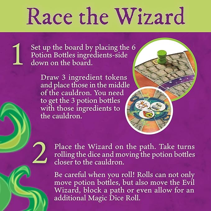 Peaceable Kingdom Cauldron Quest Cooperative Potions and Spells Game for Kids