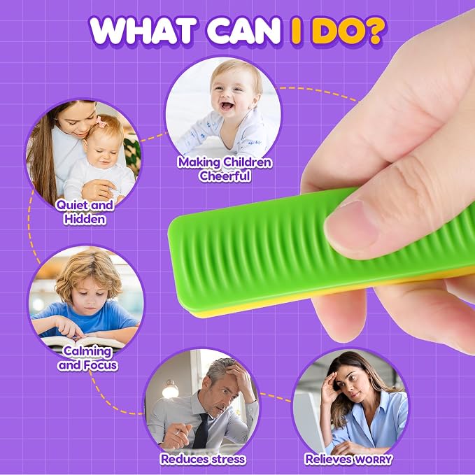 Sensory Fidget Toys Kids Adults: 8 Pack Suction Toys for Autism Calming | Sensory Stickers for Stress Relief - Fidget Strips for Classroom Office Desk - Special Education Classroom Prizes Must Haves
