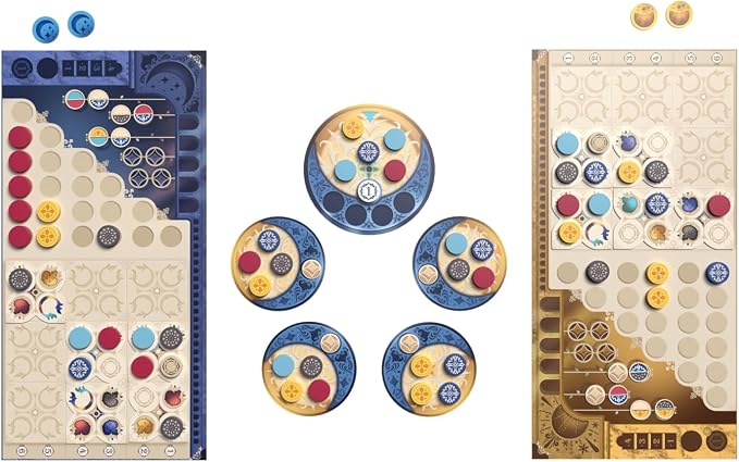 Asmodee Azul Duel Board Game - Competitive Head-to-Head Tile-Placement Strategy Game, Stunning Mosaic Art and Quick Gameplay for Kids & Adults, Ages 8+, 2 Players, 30-45 Minute Playtime | Competitive Head-to-Head Tile-Placement Strategy Game, Stunning ...