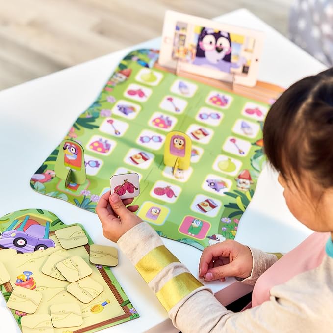 Bluey Grannies Game, A Granny Game Where You Collect Grannies' Items Like Glasses and Walking Sticks, Race to Be The First to Call Nana and Start A Flossing Party, for Ages 3+ for 2-4 Players