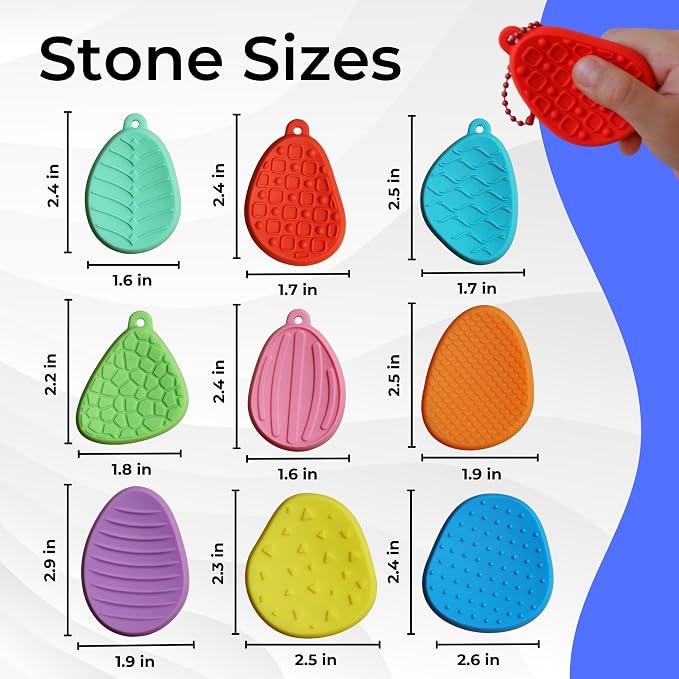 9 Chewies for Kids Sensory Chew Toys for Autistic Children, Chewy Toys for Sensory Kids with Autism Sensory Products, Chewys for Autism Kids, Sensory Toys for Kids with Autism Chewy Necklace