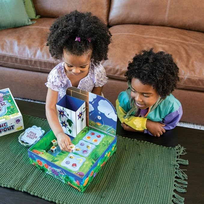 Peaceable Kingdom Down the Waterspout Cooperative Board Game | A cooperative game where players team up to win together, for 2-4 players. Ages 3+.