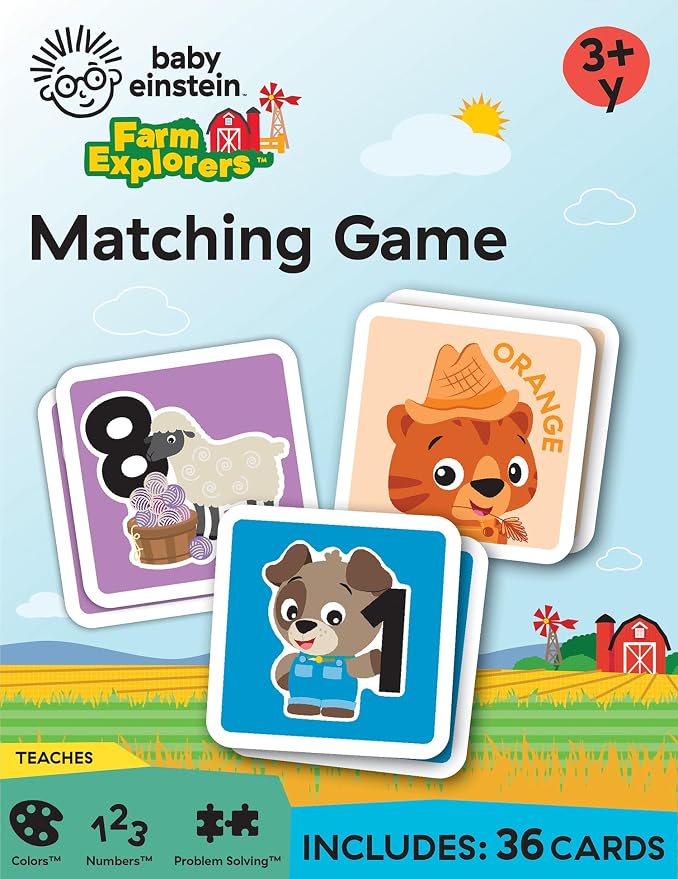 Masterpieces Officially Licensed Baby Einstein Picture Matching Card Game for Families