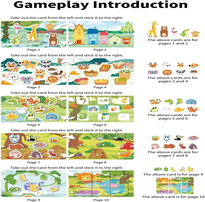 Montessori Busy Book Sorting Toys for Toddlers 2-4, Quiet Book Educational Preschool Learning Activities for Kids, Sensory Fine Motor Matching Games for 3 Year Old Boys Girls Gifts（Green）