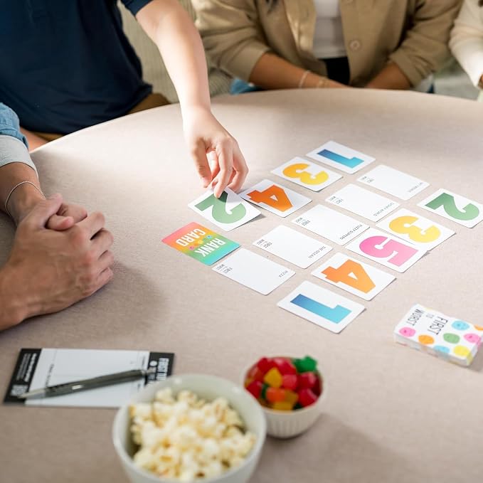 FIRST TO WORST Party Game – The Card Game About How Your Friends and Family Rank Things | Funny Ranking & Guessing Board Game for Friends & Family, Game Nights, Parties & Fun Gift Ideas