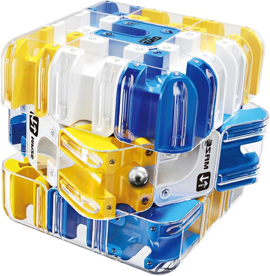 3D Puzzles, Brain Teaser Puzzles Toys Educational Learning Toys(Blue) | Logical Thinking, Puzzle Maze Cube Easter Basket Stuffers Birthday Gifts Family Board Games Tabletop